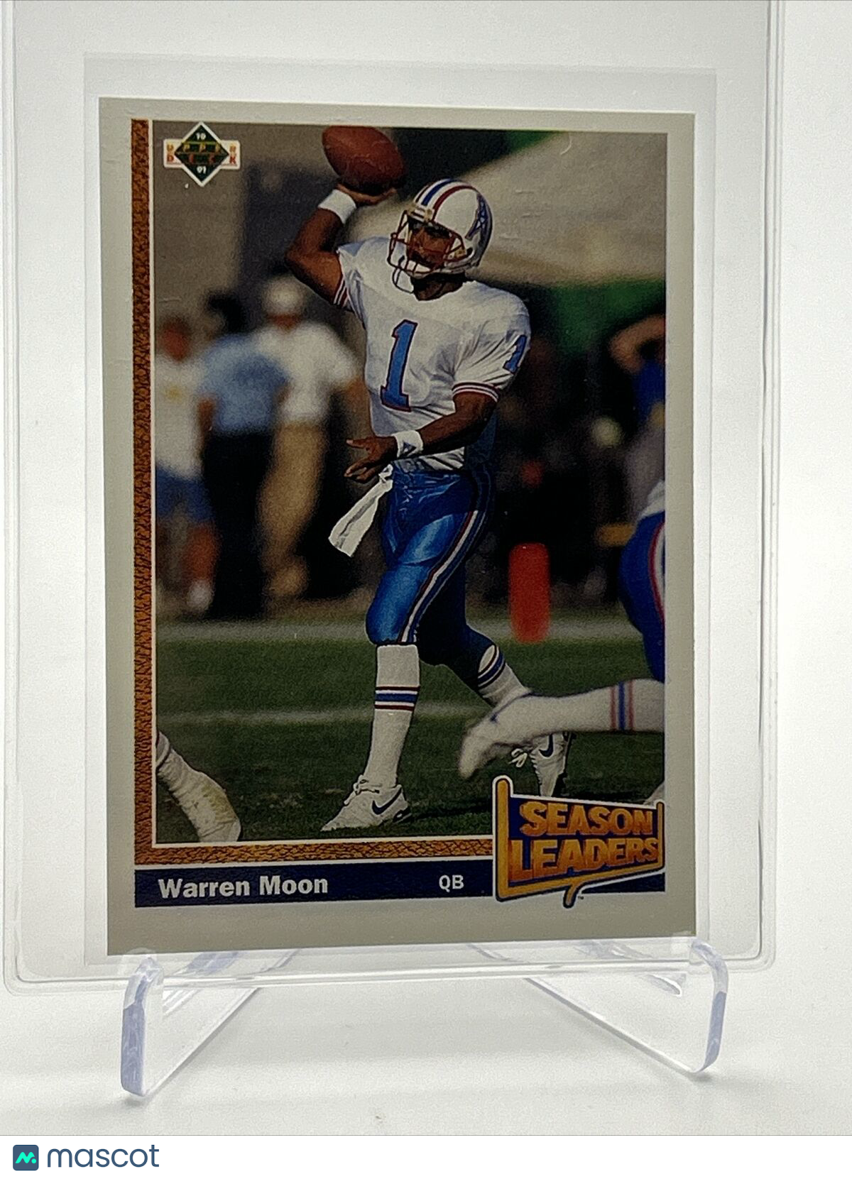 1991 Upper Deck Warren Moon Football Card #403 Mint FREE SHIPPING