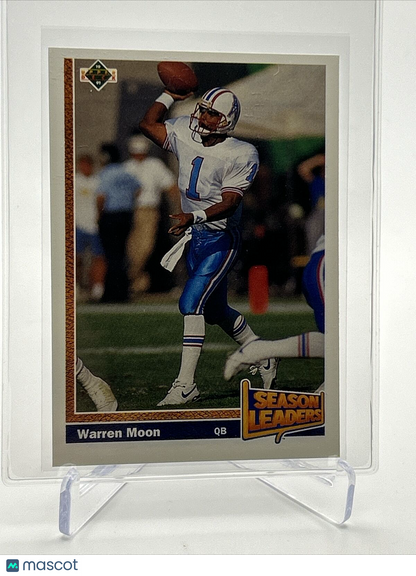 1991 Upper Deck Warren Moon Football Card #403 Mint FREE SHIPPING