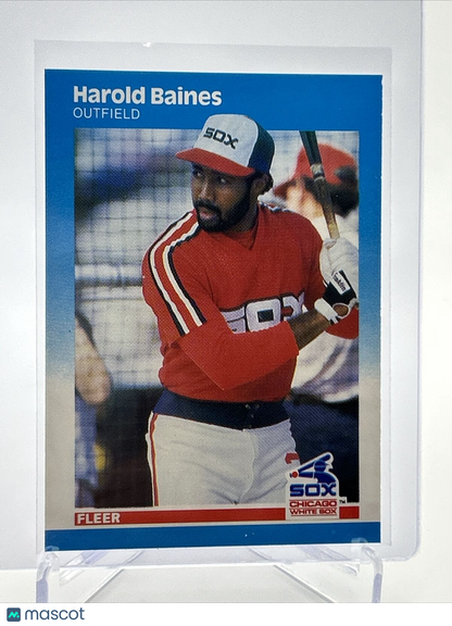 1987 Fleer Harold Baines Baseball Card #485 Mint FREE SHIPPING