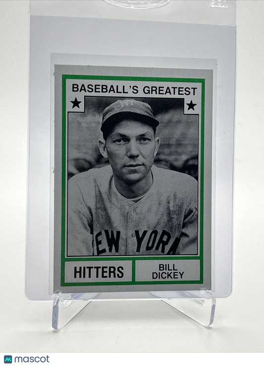 1982 TCMA Greatest Hitters Bill Dickey Baseball Card #38 Mint FREE SHIPPING