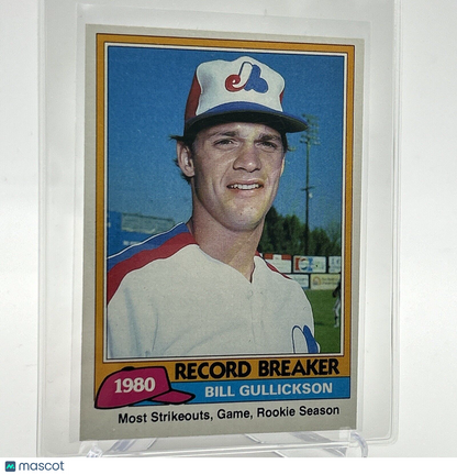 1981 Topps Bill Gullickson Baseball Card #203 NM-Mint FREE SHIPPING