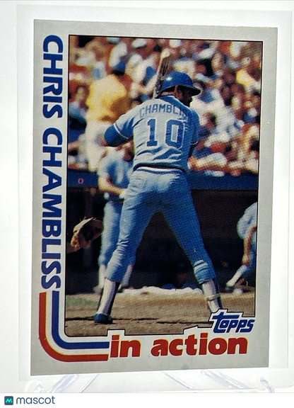 1982 Topps Chris Chambliss Baseball Card #321 NM-Mint FREE SHIPPING