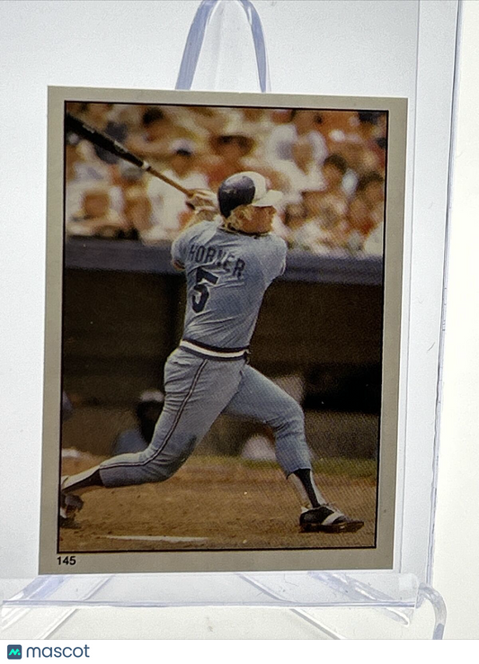 1981 Topps Stickers Bob Horner Baseball Card #145 NM-Mint FREE SHIPPING