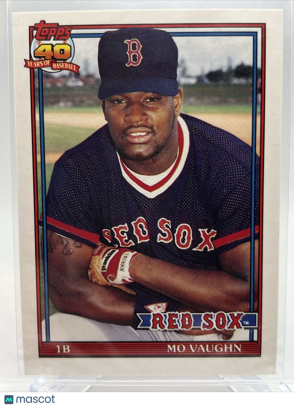 1991 Topps Traded Mo Vaughn Baseball Card #123T Mint FREE SHIPPING
