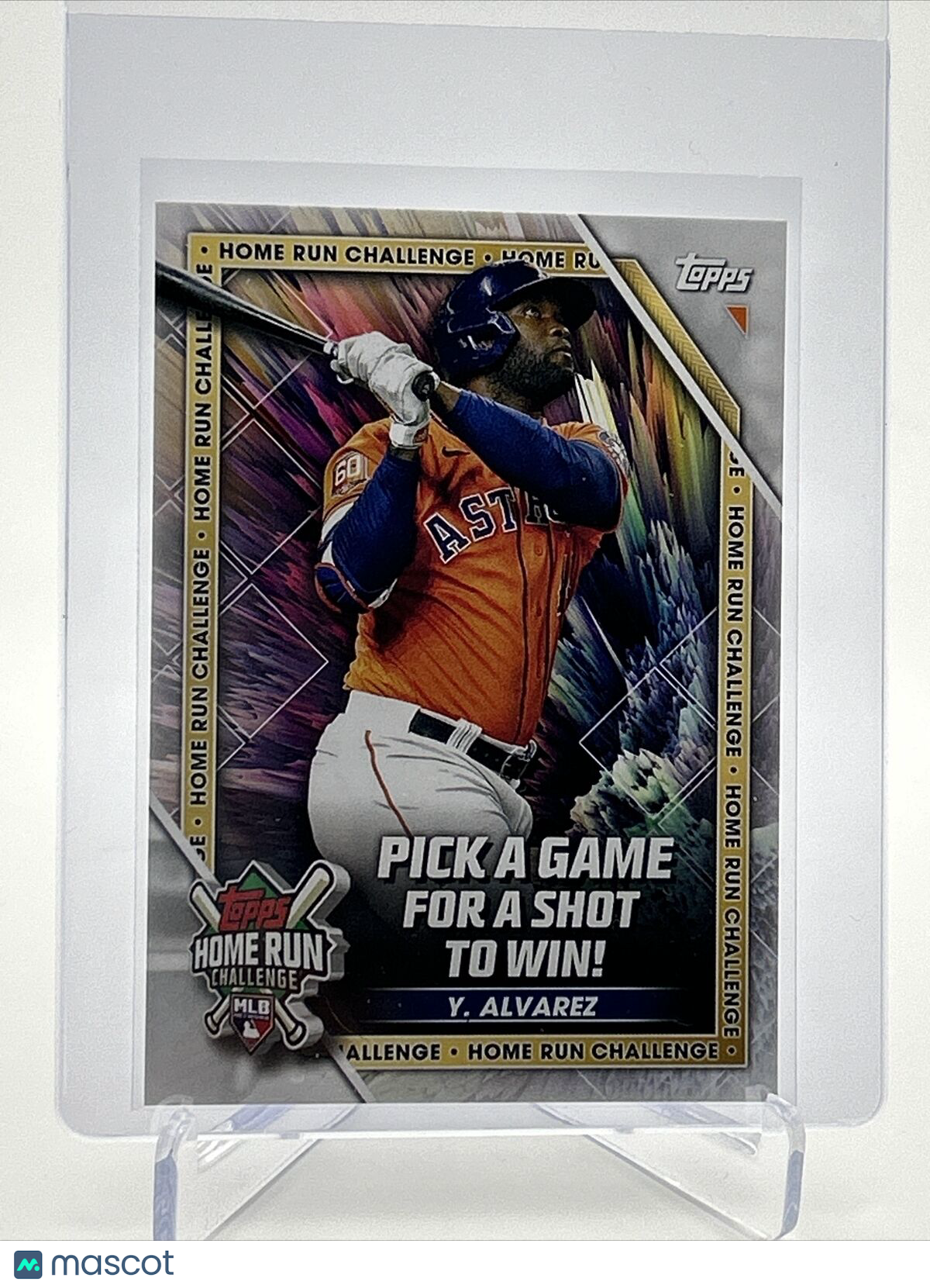 2023 Topps Home Run Challenge Unscratched Yordan Alvarez #HRC-28 FREE SHIPPING