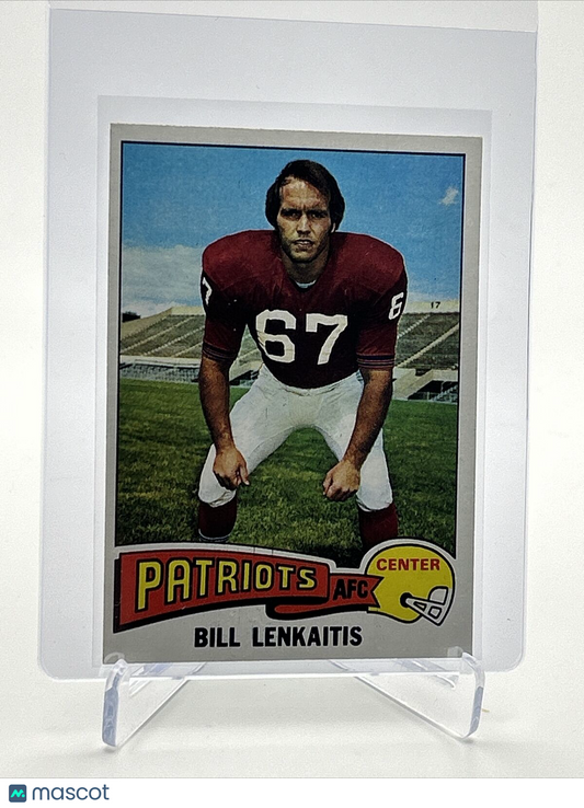 1975 Topps Bill Lenkaitis Football Card #61 NM Quality FREE SHIPPING
