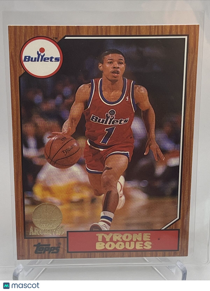 1992-93 Topps Archives GOLD Tyrone Bogues Card #89 Mint FREE SHIPPING