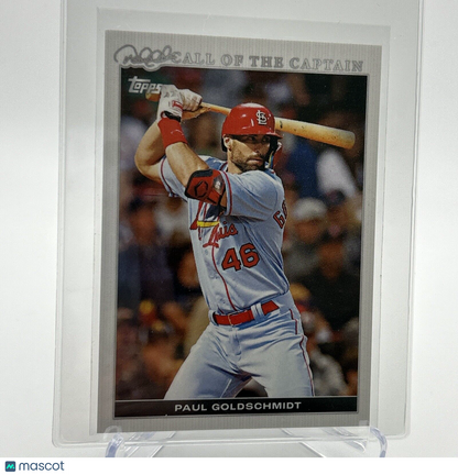 2022 Topps x Derek Jeter Paul Goldschmidt Baseball Card #18 Mint FREE SHIPPING