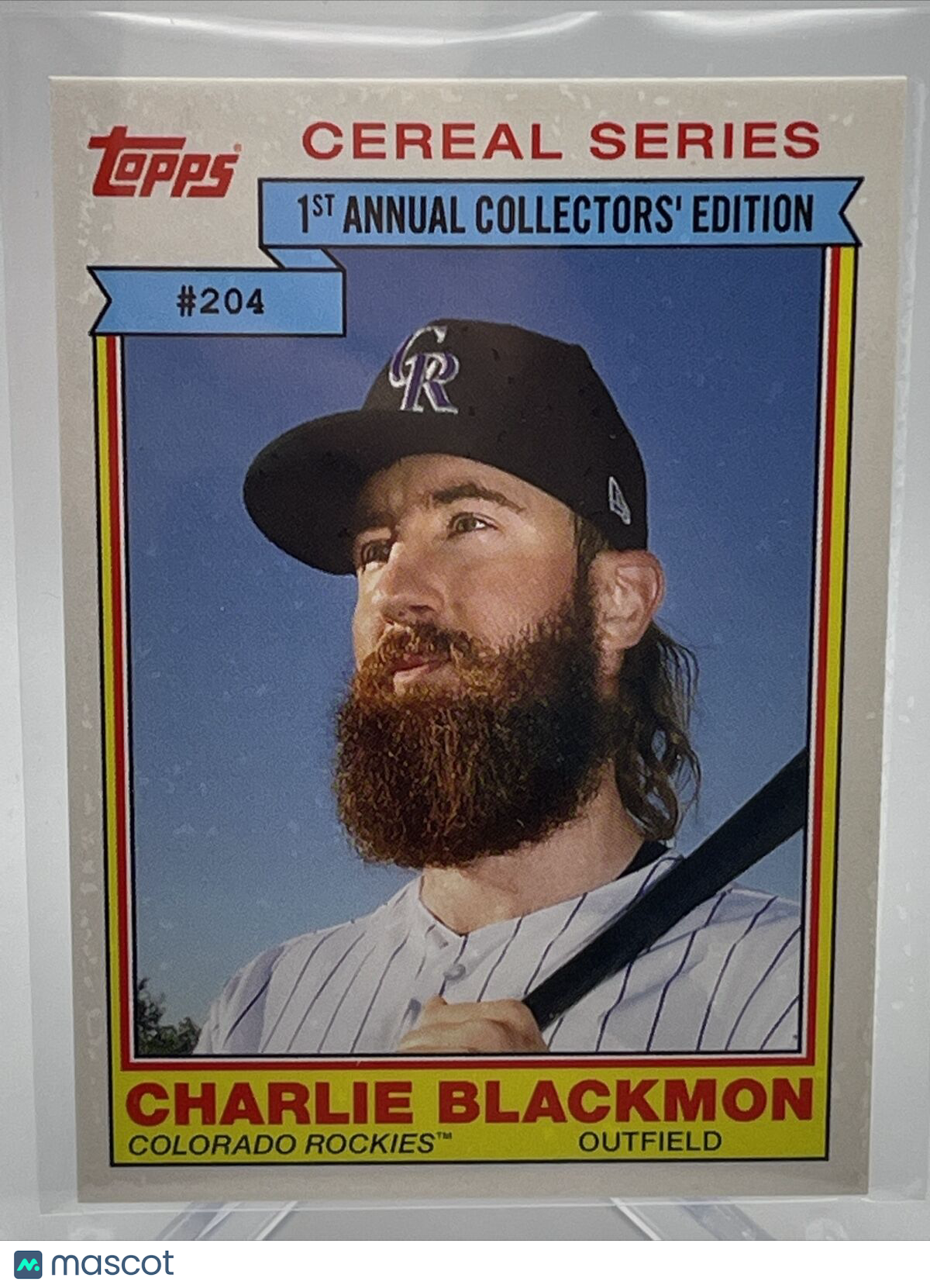 2020 Topps Throwback Thursday Charlie Blackmon Card #204 Mint FREE SHIPPING