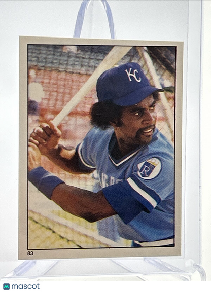1981 Topps Stickers Frank White Baseball Card #83 NM-Mint FREE SHIPPING