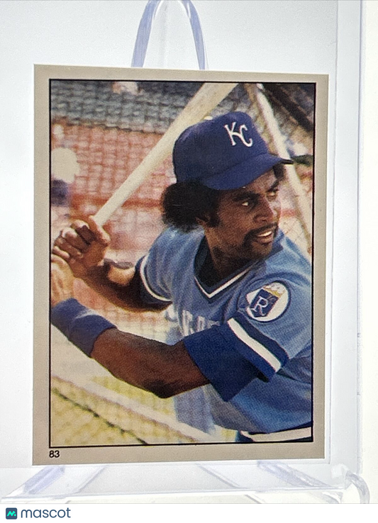 1981 Topps Stickers Frank White Baseball Card #83 NM-Mint FREE SHIPPING