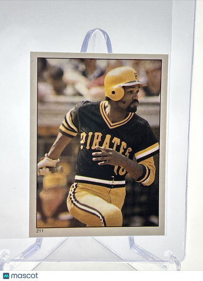1981 Topps Stickers Omar Moreno Baseball Card #211 NM-Mint FREE SHIPPING