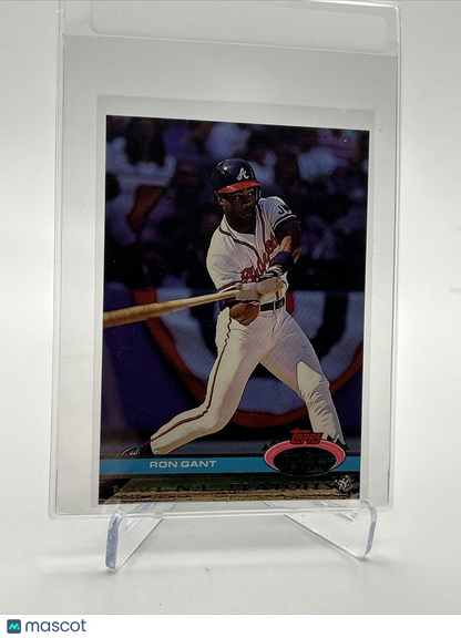 1992 Stadium Club Dome Ron Gant Baseball Card #55 Mint FREE SHIPPING