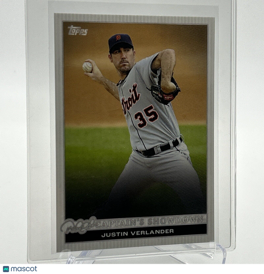 2022 Topps x Derek Jeter Justin Verlander Baseball Card #46 Mint FREE SHIPPING