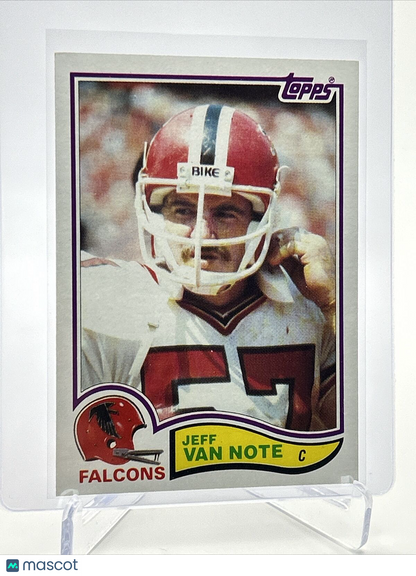 1982 Topps Jeff Van Note Football Card #291 NM-MT FREE SHIPPING