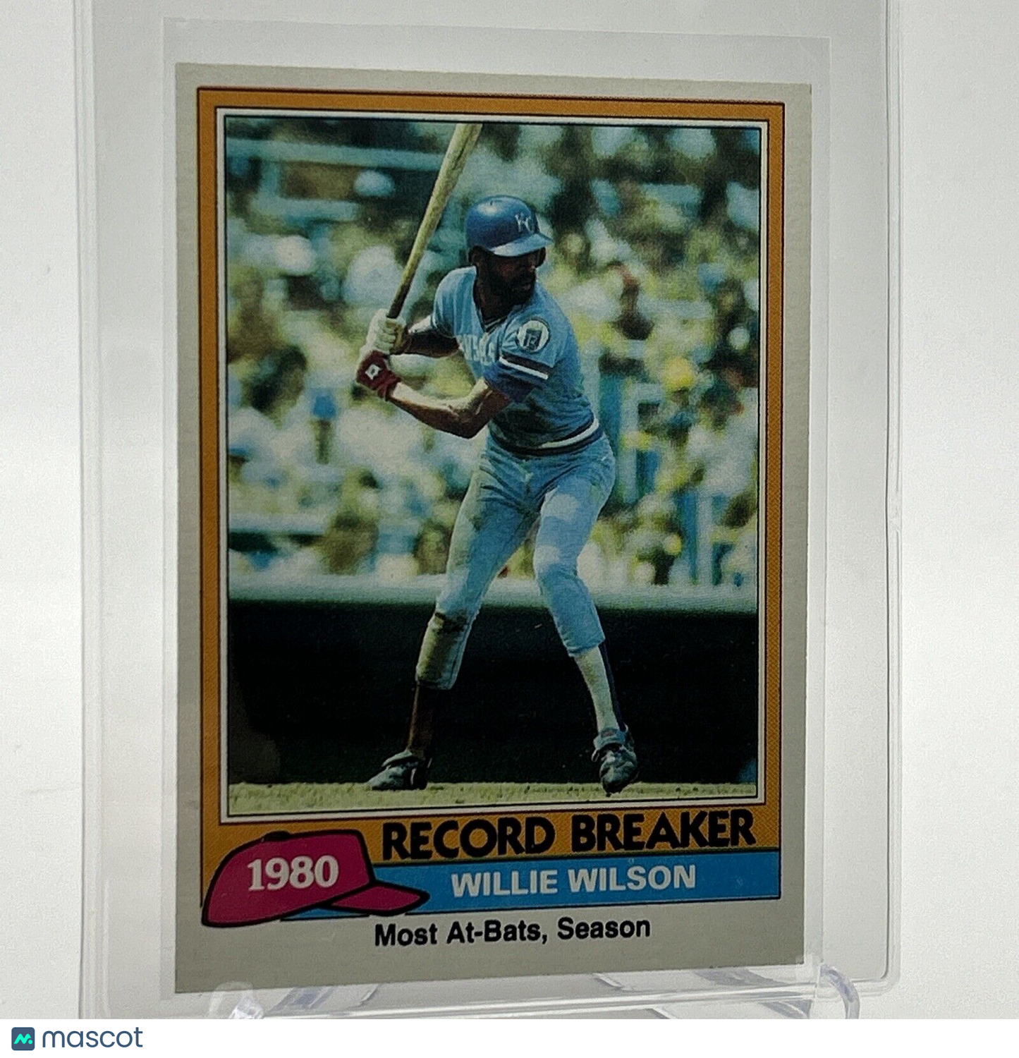 1981 Topps Willie Wilson Baseball Card #208 NM-Mint FREE SHIPPING