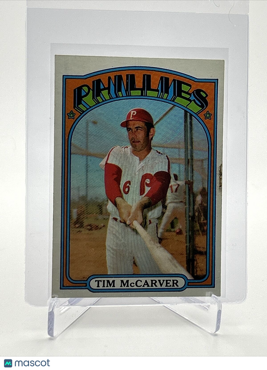 1972 Topps Tim McCarver Baseball Card #139 Poor Quality FREE SHIPPING