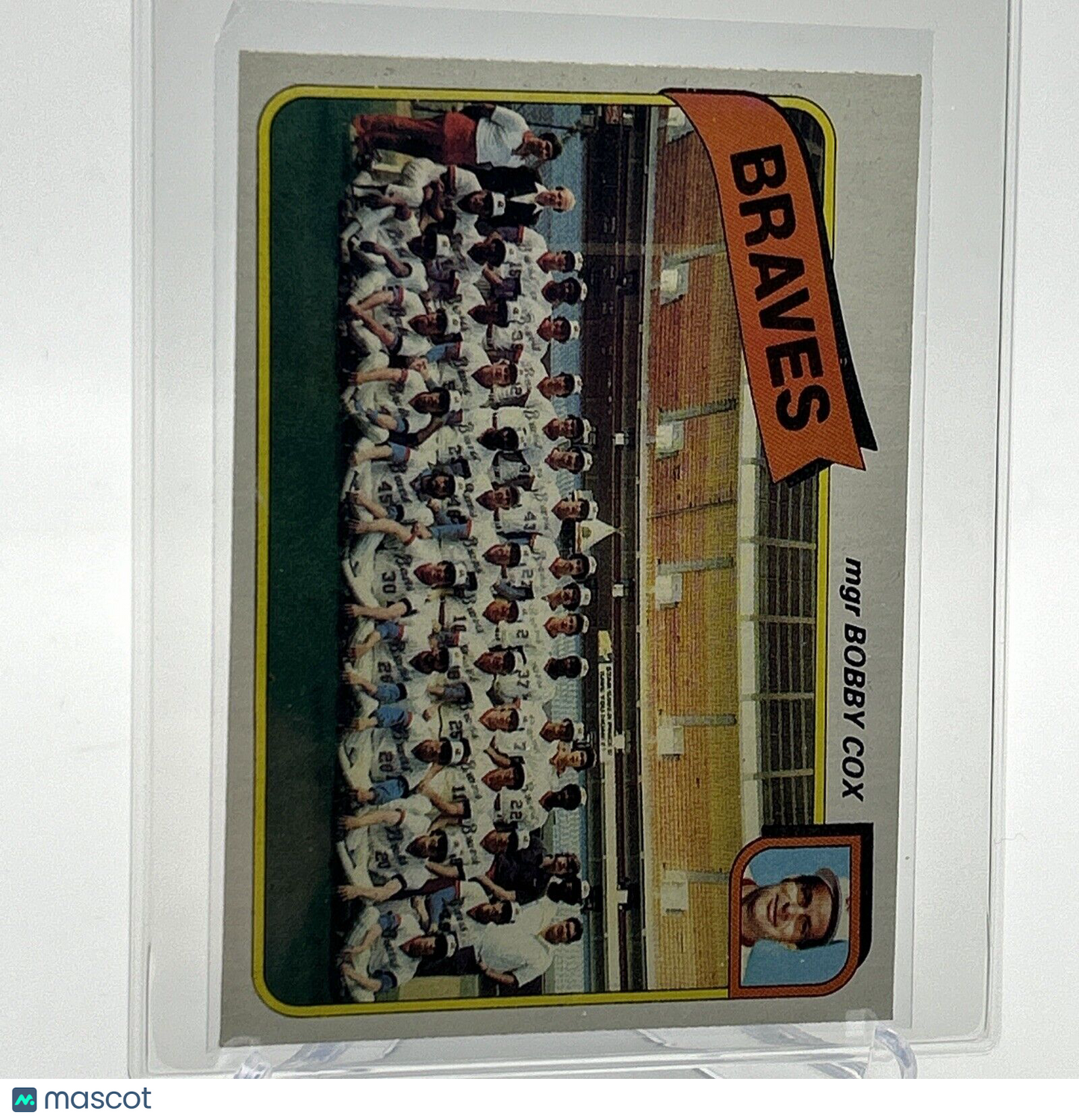 1980 Topps Bobby Cox Checklist Baseball Card #192 NM-Mint FREE SHIPPING
