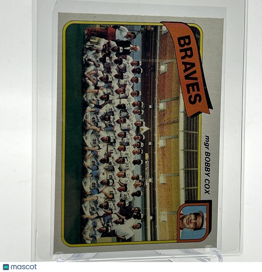 1980 Topps Bobby Cox Checklist Baseball Card #192 NM-Mint FREE SHIPPING