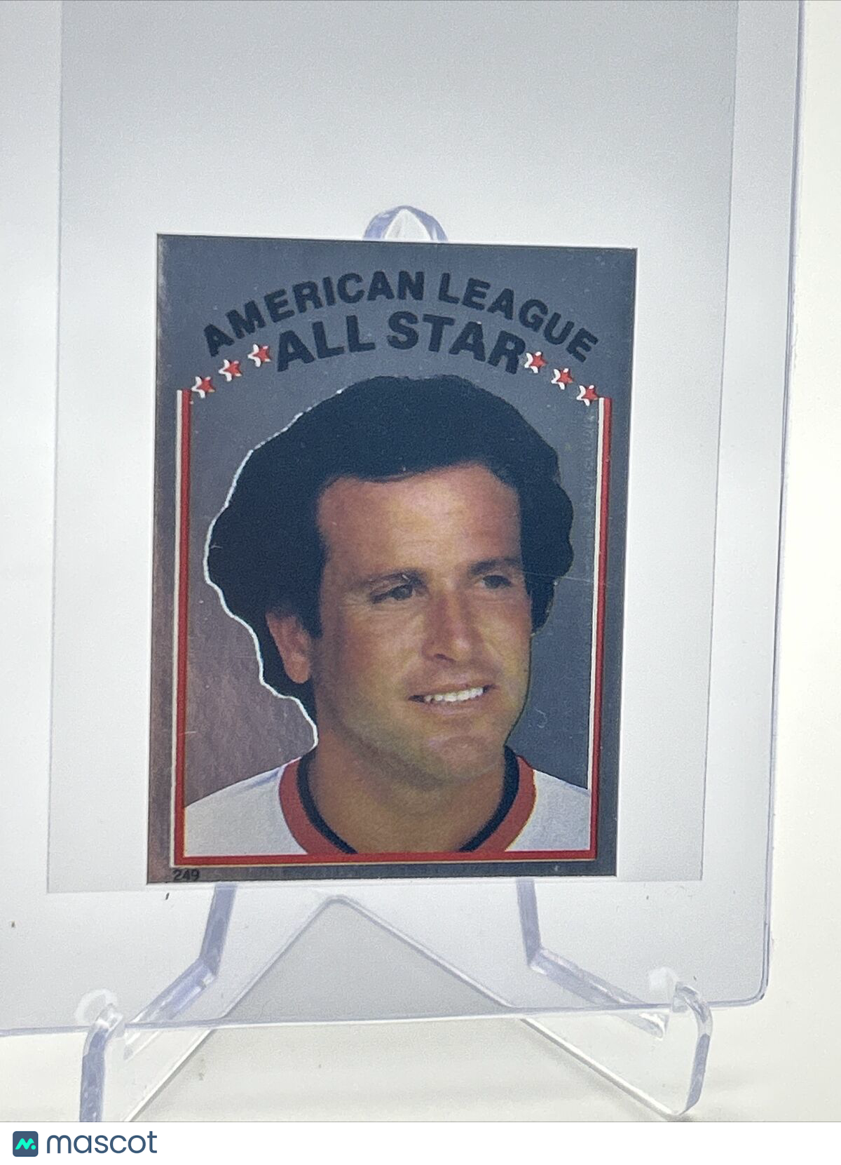 1981 Topps Stickers Steve Stone FOIL Baseball Card #249 NM-Mint FREE SHIPPING