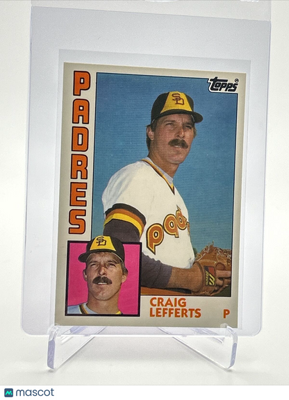 1984 Topps Traded TIFFANY Craig Lefferts Card #72T NM-MT FREE SHIPPING