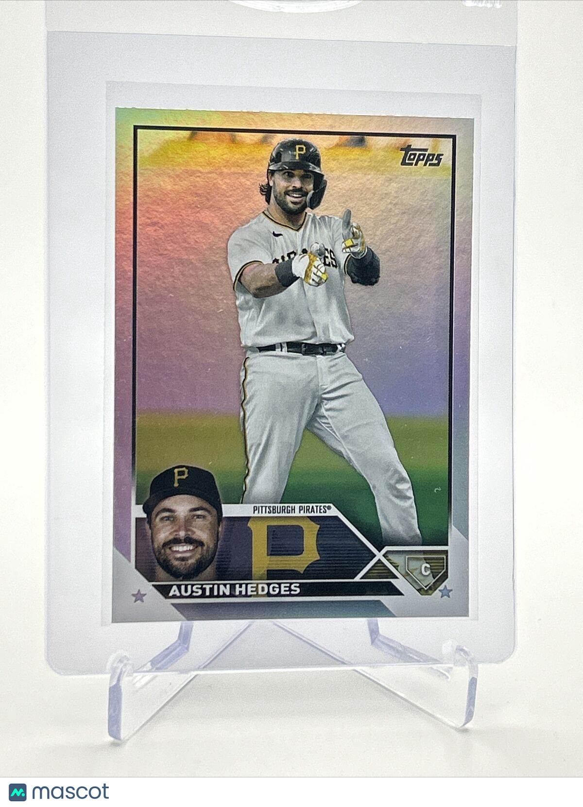 2023 Topps RAINBOW FOIL Austin Hedges Baseball Card #385 FREE SHIPPING