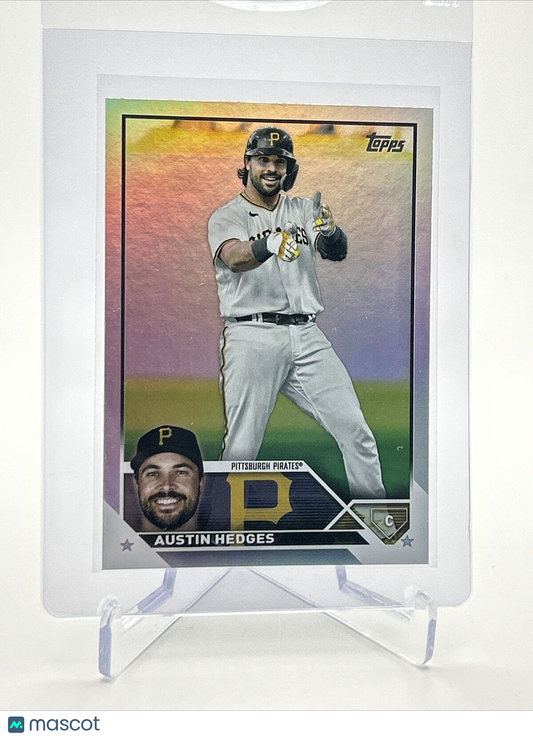 2023 Topps RAINBOW FOIL Austin Hedges Baseball Card #385 FREE SHIPPING