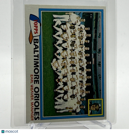 1981 Topps Baltimore Orioles Checklist Baseball Card #661 NM-Mint FREE SHIPPING