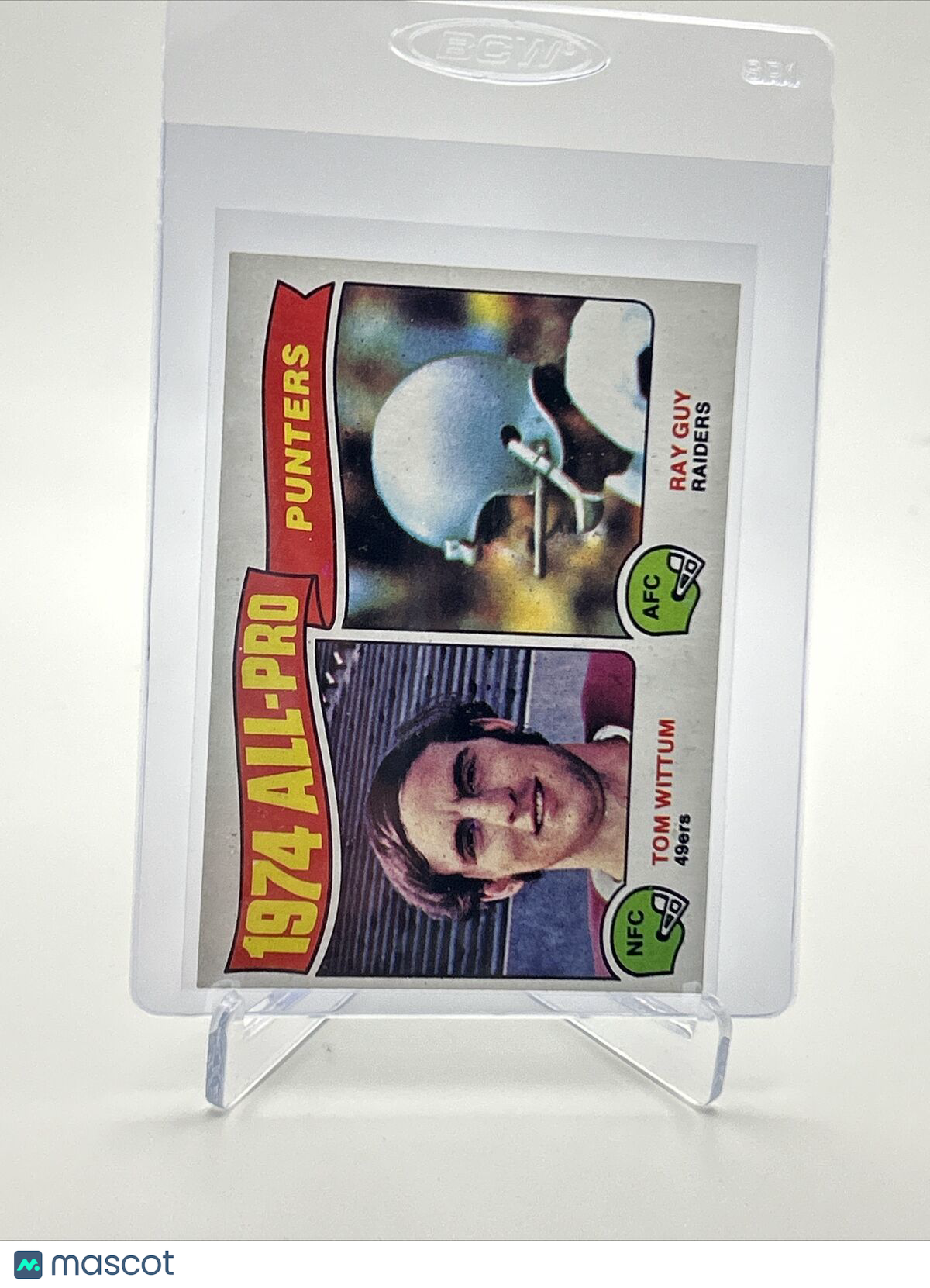 1975 Topps 1974 All-Pro Punters Football Card #224 NM Quality FREE SHIPPING