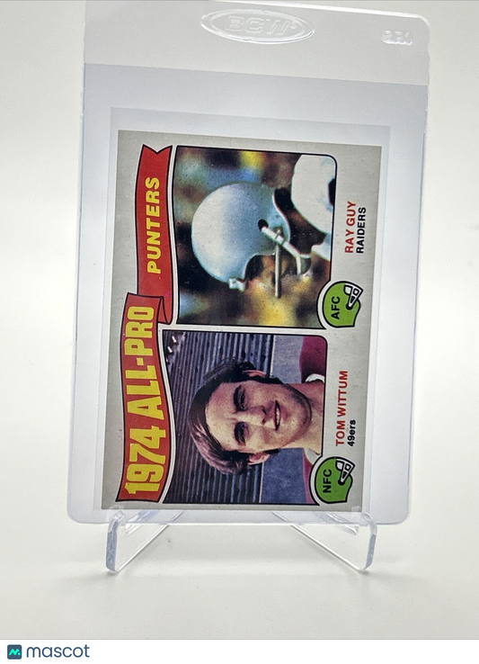 1975 Topps 1974 All-Pro Punters Football Card #224 NM Quality FREE SHIPPING