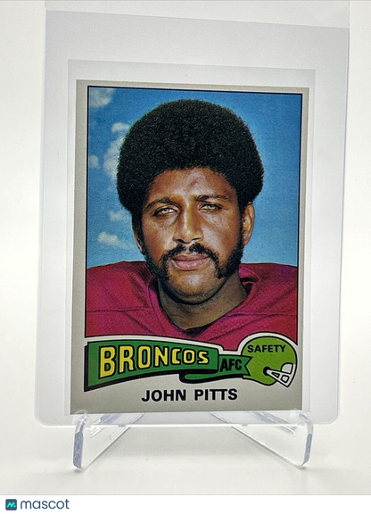 1975 Topps John Pitts Football Card #409 NM Quality FREE SHIPPING