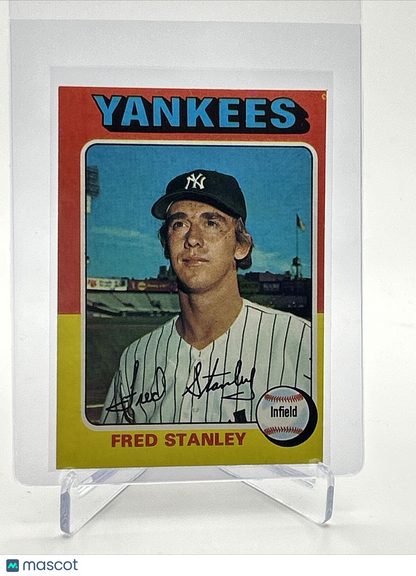 1975 Topps Fred Stanley Baseball Card #503 NM Quality FREE SHIPPING