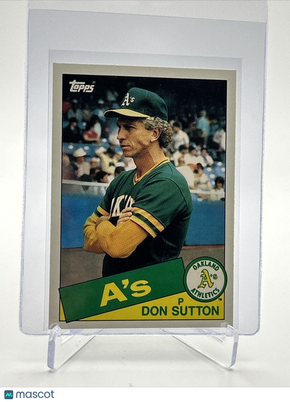 1985 Topps Traded Don Sutton Baseball Card #116T NM-MT FREE SHIPPING