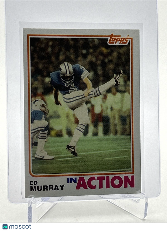 1982 Topps Ed Murray Football Card #344 NM-MT FREE SHIPPING