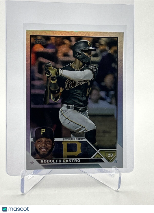 2023 Topps RAINBOW FOIL Rodolfo Castro Baseball Card #484 FREE SHIPPING
