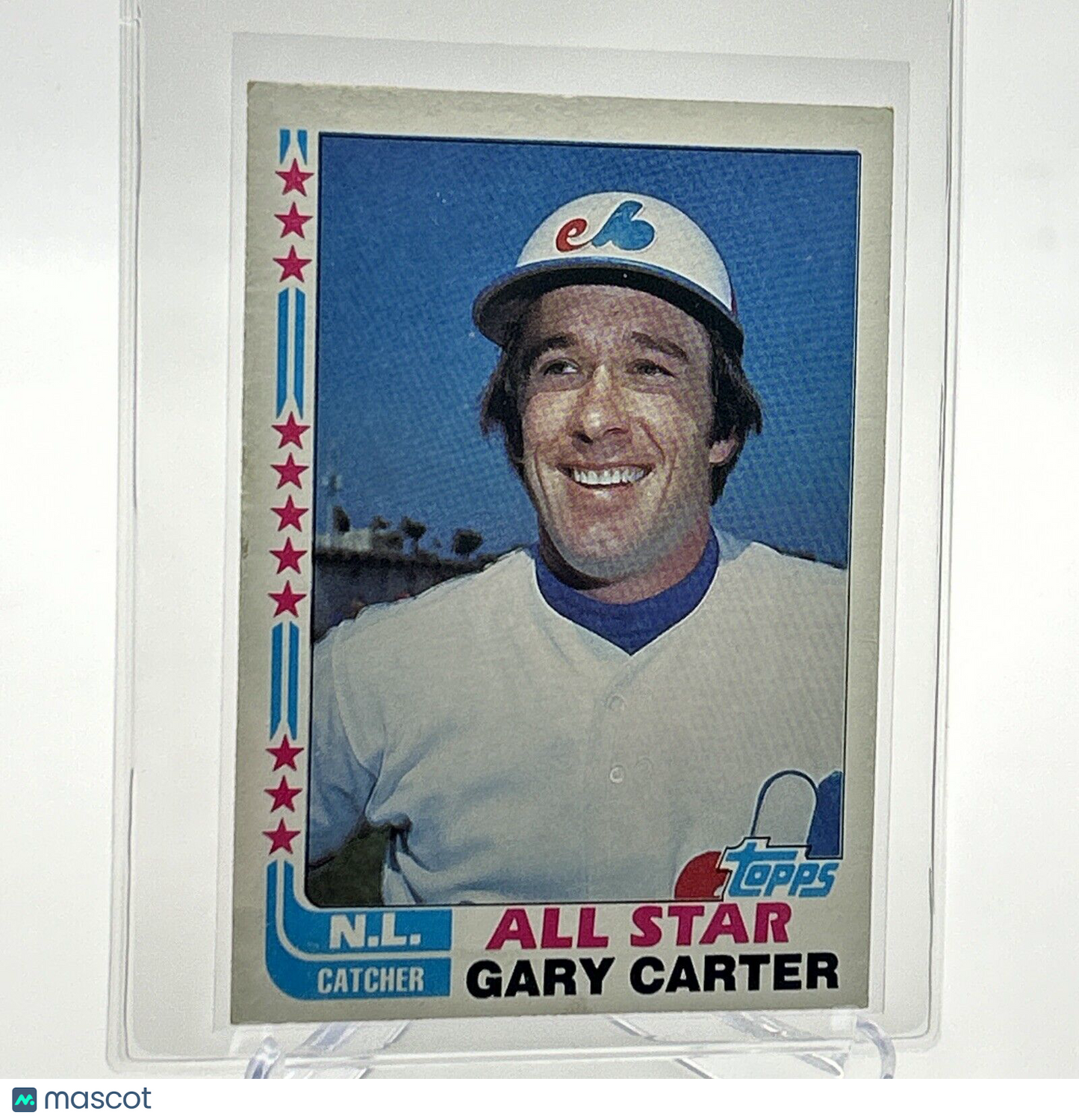 1982 Topps Gary Carter Baseball Card #344 NM-Mint FREE SHIPPING