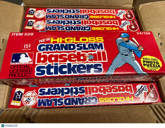 1978 Fleer Stickers Baseball Unopened Box with 24 packs -from a sealed case