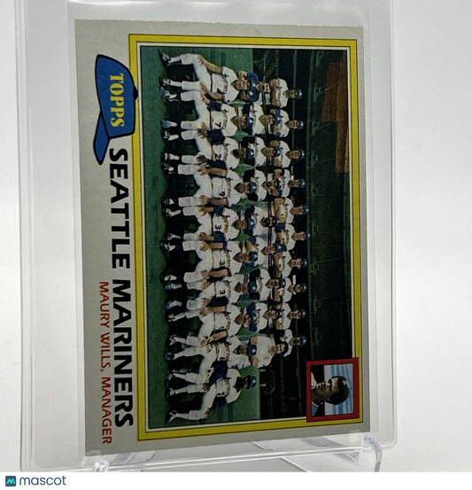 1981 Topps Seattle Mariners Checklist Baseball Card #672 NM-Mint FREE SHIPPING
