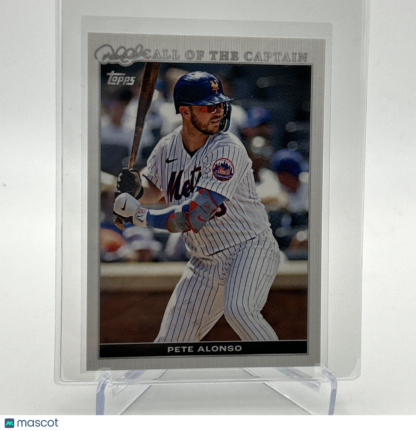 2022 Topps x Derek Jeter Pete Alonso Baseball Card #4 Mint FREE SHIPPING