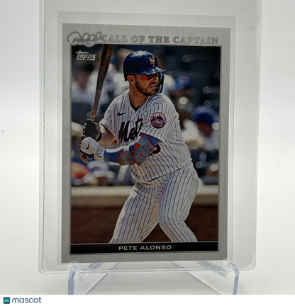 2022 Topps x Derek Jeter Pete Alonso Baseball Card #4 Mint FREE SHIPPING