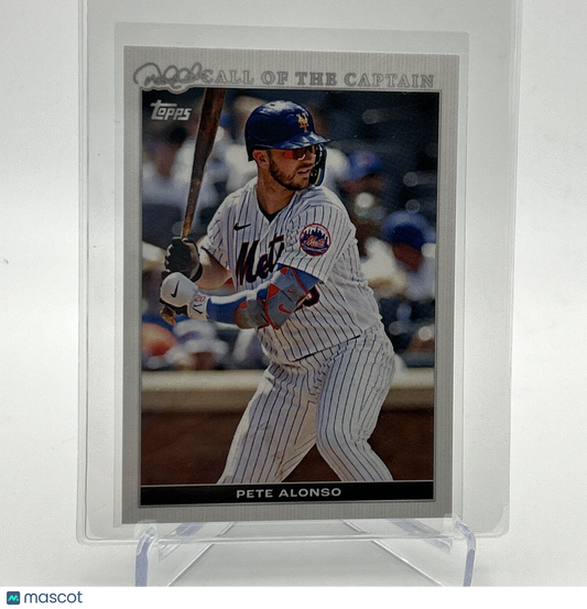 2022 Topps x Derek Jeter Pete Alonso Baseball Card #4 Mint FREE SHIPPING