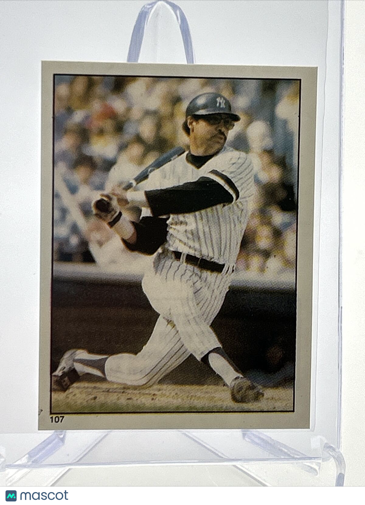 1981 Topps Stickers Reggie Jackson Baseball Card #107 NM-Mint FREE SHIPPING
