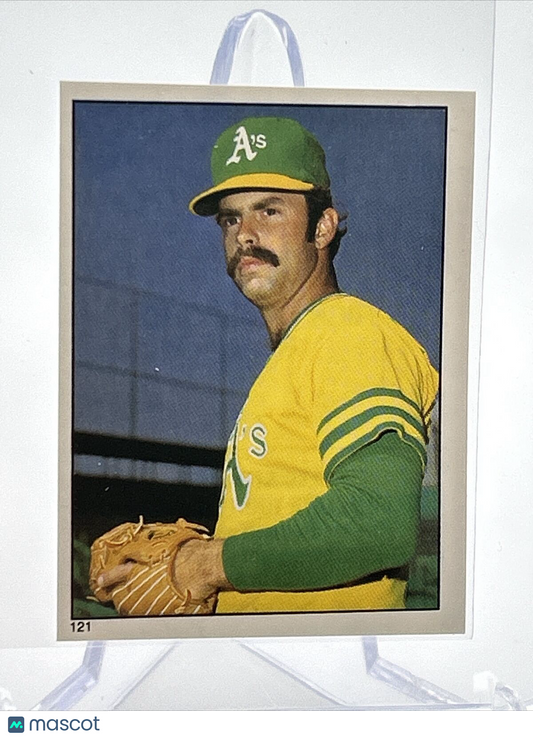 1981 Topps Stickers Rick Langford Baseball Card #121 NM-Mint FREE SHIPPING