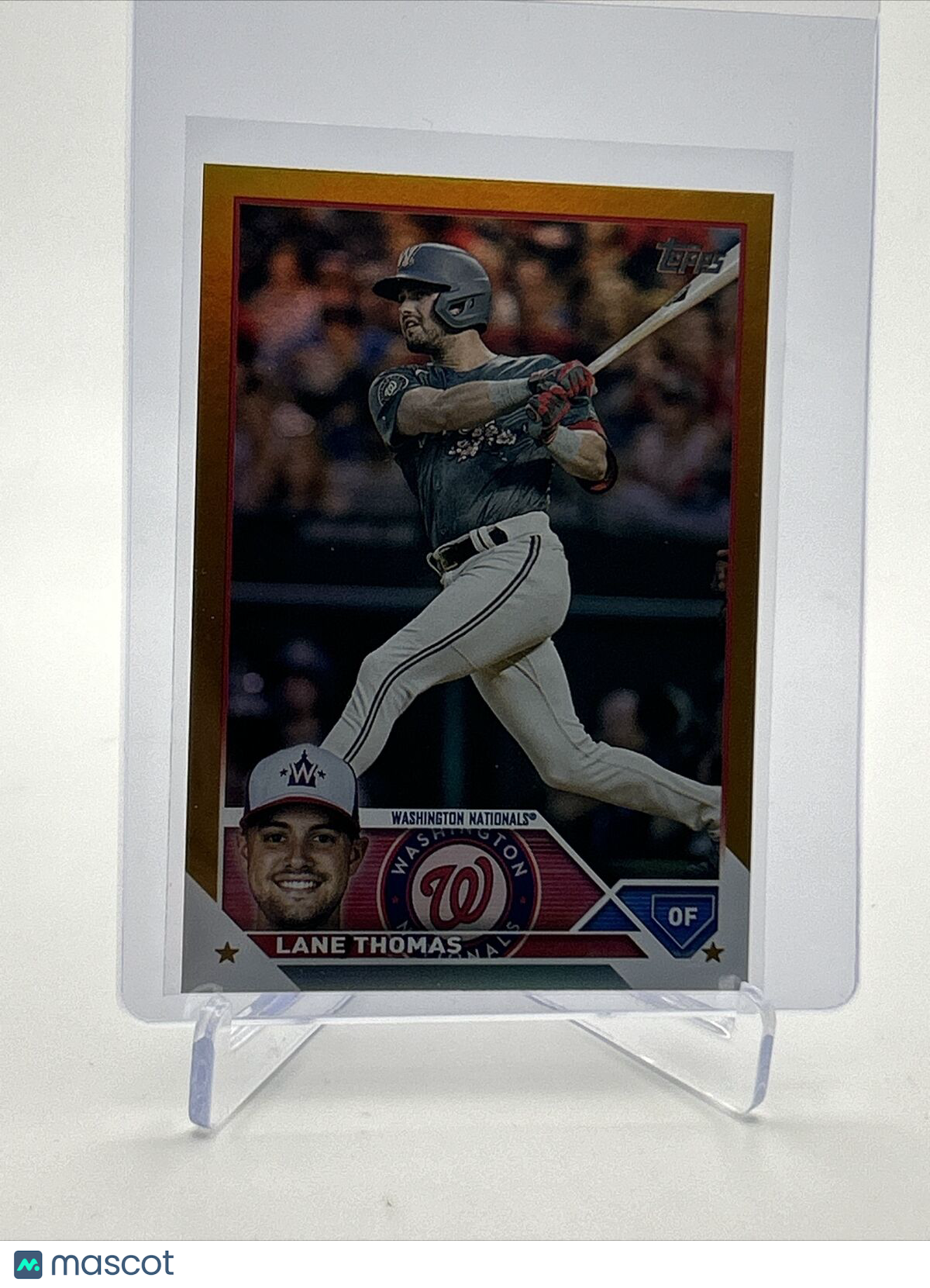 2023 Topps GOLD FOIL Lane Thomas Baseball Card #437 FREE SHIPPING
