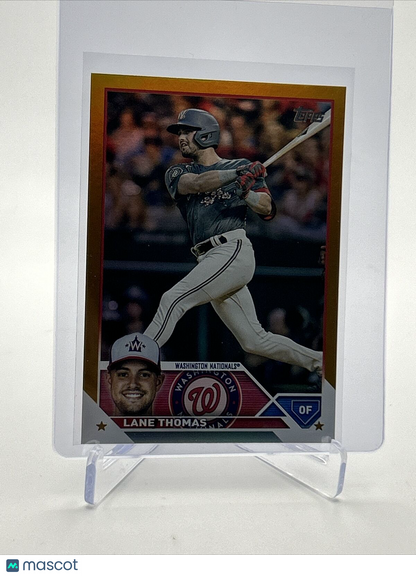 2023 Topps GOLD FOIL Lane Thomas Baseball Card #437 FREE SHIPPING