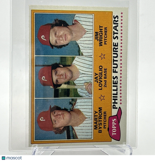 1981 Topps Phillies Future Stars Rookie Baseball Card #526 NM-Mint FREE SHIPPING