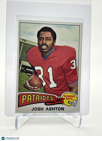 1975 Topps Josh Ashton Football Card #266 NM Quality FREE SHIPPING