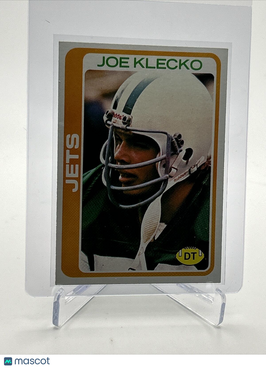 1978 Topps Joe Klecko Rookie Football Card #287 NM Quality FREE SHIPPING