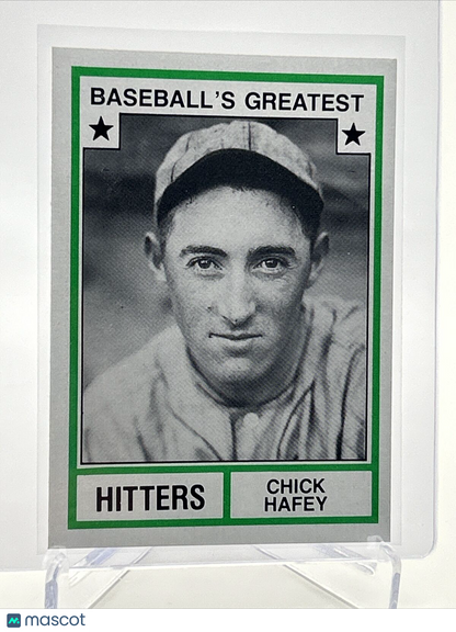 1982 TCMA Greatest Hitters Chick Hafey Baseball Card #35 Mint FREE SHIPPING