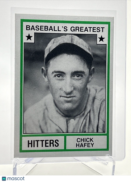 1982 TCMA Greatest Hitters Chick Hafey Baseball Card #35 Mint FREE SHIPPING